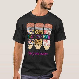 Lehrer der 7. Klasse Liebe lehren inspirieren Blei T-Shirt
