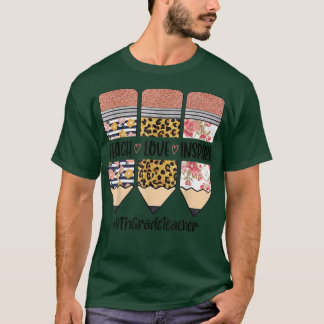 Lehrer der achten Klasse zurück zur Schule Lehre L T-Shirt