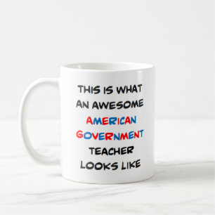 Lehrer der amerikanischen Regierung, phantastisch Kaffeetasse