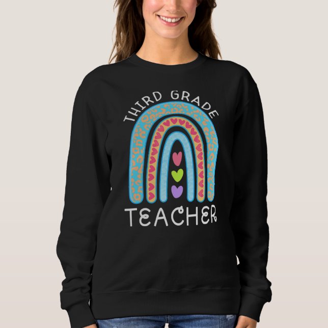 Lehrer der dritten Klasse dank Lehrer der dritten  Sweatshirt (Vorderseite)