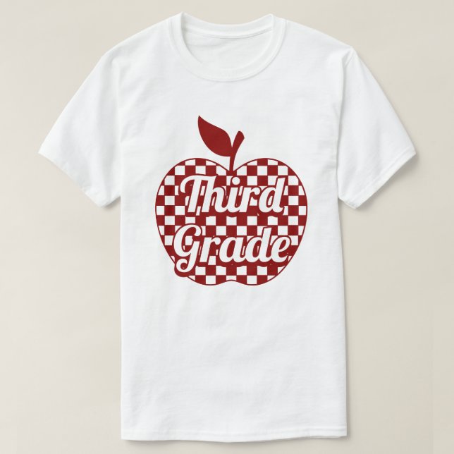 Lehrer der dritten Klasse T-Shirt (Design vorne)