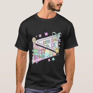 Lehrer der ersten Klasse 1. Klasse Wimpel Flagge z T-Shirt