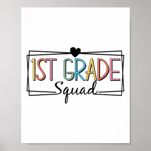 Lehrer der ersten Klasse Kinder 1. Klasse Zurück z Poster