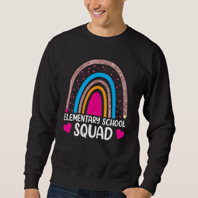 Lehrer der Grundschule Squad 1. Tag Sweatshirt (Vorderseite)