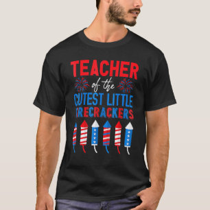 Lehrer der kleinen Feuerwehrleute am 4. Juli T-Shirt