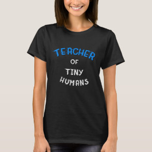 Lehrer der kleinen Menschen zurück zu Schule T-Shirt
