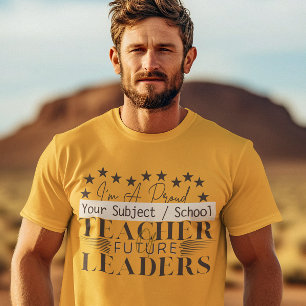 Lehrer der zukünftigen Führungskräfte Erste Schul T-Shirt
