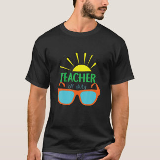Lehrer des dienstlichen Funny School Summer T-Shir T-Shirt