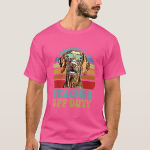 Lehrer des Drahthaars Vizsla Dog Summer T-Shirt