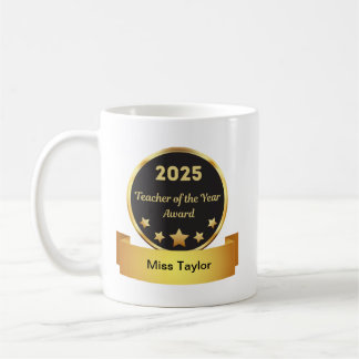Lehrer des Jahres 2025 - Tasse der Personalisierte
