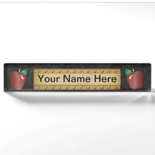 Lehrer   DIY Name Namensplakette