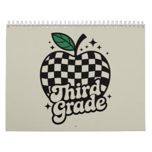 Lehrer Dritte Klasse 3. Zurück zur Schule Kalender