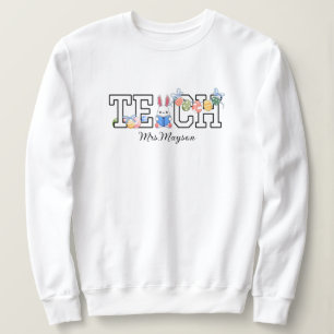 Lehrer & Einzigartiges Osterhase und Buch Sweatshirt