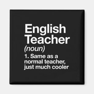 Lehrer Englisch Definition Lustig Byck Zur Schule Magnet