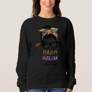 Lehrer entspannen Spring Beach Off Duty Kleinkind Sweatshirt