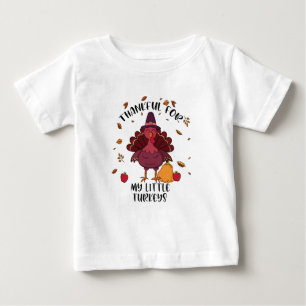 Lehrer Erntedank dankbar für meine kleine Türke Baby T-shirt