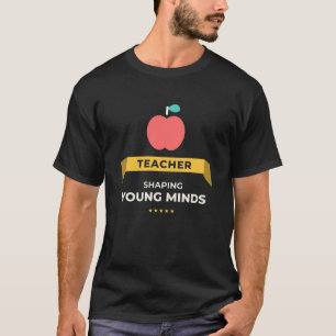 Lehrer formen junge Köpfe Apfel Banner Lehrer G T-Shirt