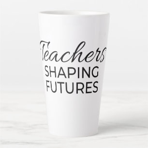 Lehrer formen Zukunft Black Gold Motivierend  Milchtasse