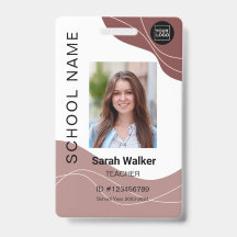 Lehrer Foto-ID eines Mitarbeiters oder Studenten M