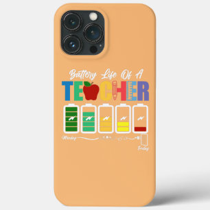 Lehrer Froher Erster Schultag Batterielebensdauer Case-Mate iPhone Hülle