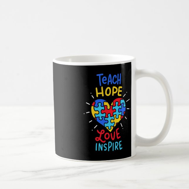 Lehrer für Autismus Kaffeetasse (Rechts)