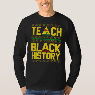 Lehrer für Black History Shirt Proud African Am