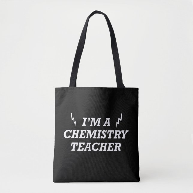 Lehrer für Chemie zitieren Tasche (Vorderseite)