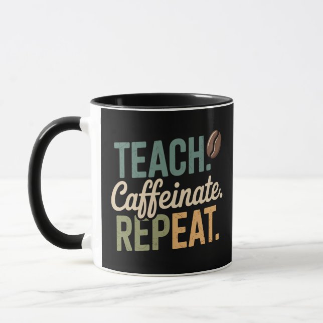 Lehrer für das Kaffeekaffeinat Tasse (Links)