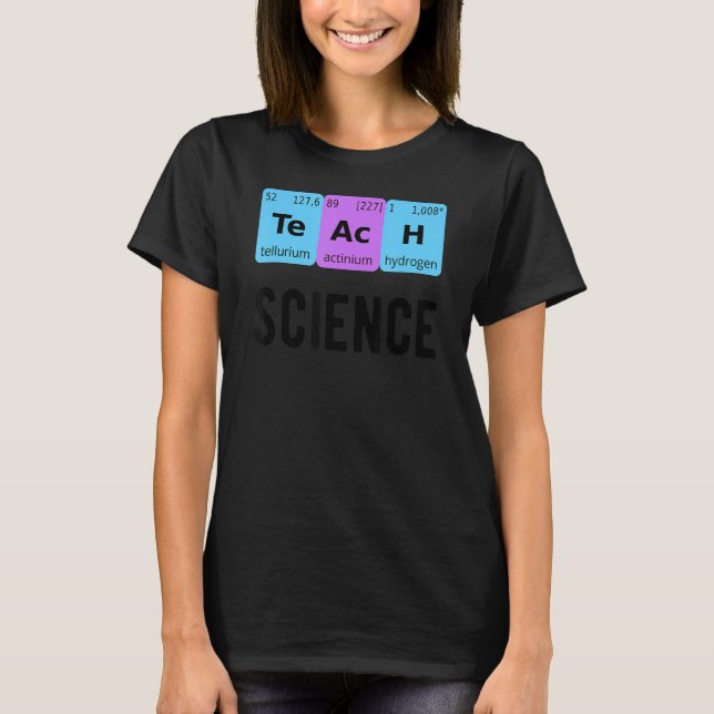 Lehrer für die wissenschaftliche Liebe T-Shirt (Vorderseite)