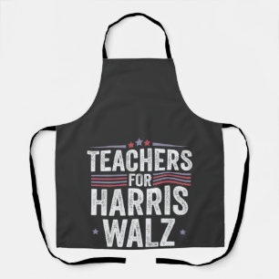 Lehrer für Harris Walz 2024 Wahl Kamala Tim Schürze