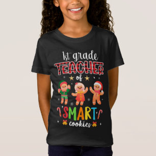 Lehrer für intelligente Cookies der ersten Klasse T-Shirt