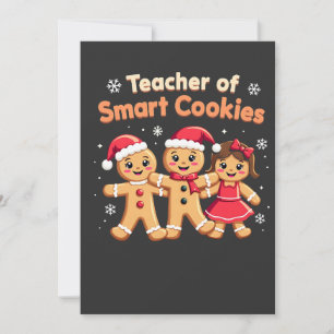 Lehrer für intelligente Cookies Unterrichten Weihn Einladung