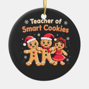 Lehrer für intelligente Cookies Unterrichten Weihn Keramik Ornament