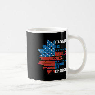Lehrer für Kamala 2024 Bildung für Wandel Kaffeetasse