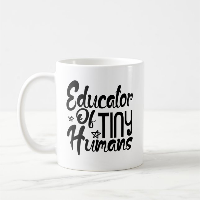 Lehrer für kleine Menschen Kaffeetasse (Links)
