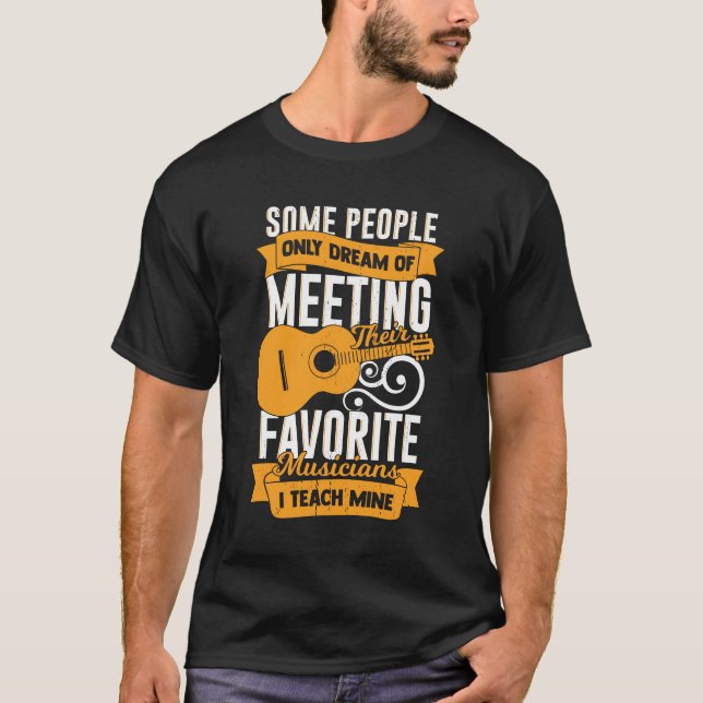 Lehrer für Musiklehre Lehrerin - Geschenk der Musi T-Shirt (Vorderseite)