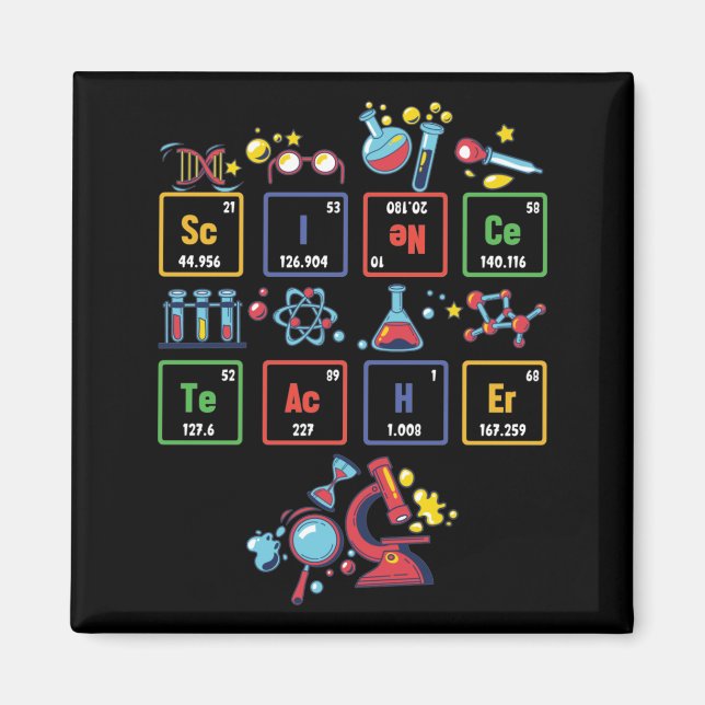 Lehrer für Naturwissenschaften Regelmäßige Element Magnet (Vorne)