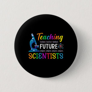 Lehrer für Naturwissenschaften unterrichtet zukünf Button