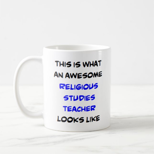 Lehrer für Religionswissenschaften, phantastisch Kaffeetasse (Links)