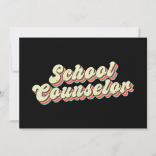 Lehrer für Retro-Schulberatung Einladung