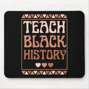 Lehrer für schwarze Geschichte Monat Afrikanischer Mousepad