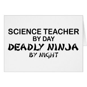 Lehrer für Wissenschaft tödliches Ninja