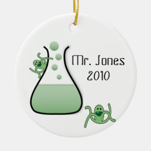 Lehrer für Wissenschafts-Weihnachtsverzierung Keramik Ornament