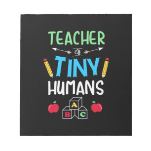 Lehrer Geschenklehrer Tiny Humans Notizblock