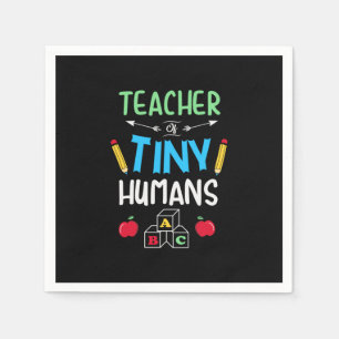 Lehrer Geschenklehrer Tiny Humans Serviette