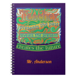 Lehrer gestalten die Zukunft / Lehrerbewertung Notizblock