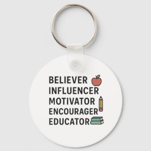 LEHRER Gläubiger Influencer Motivator Ermutiger Schlüsselanhänger
