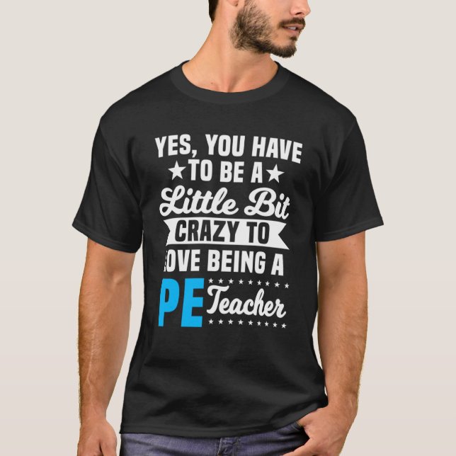 Lehrer Gym Coach Physikalische Bildung Lehrer T-Shirt (Vorderseite)