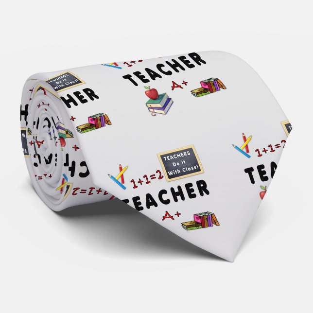 Lehrer haben Klasse Neck Tie Krawatte (Gerollt)