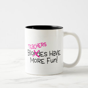 Lehrer haben mehr Spaß Zweifarbige Tasse